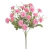 1pc Real Touch Carnation Arrangement 20 Forks Wedding and RoomDecor - Artificial Simulation Carnation Scene Decor and Favo