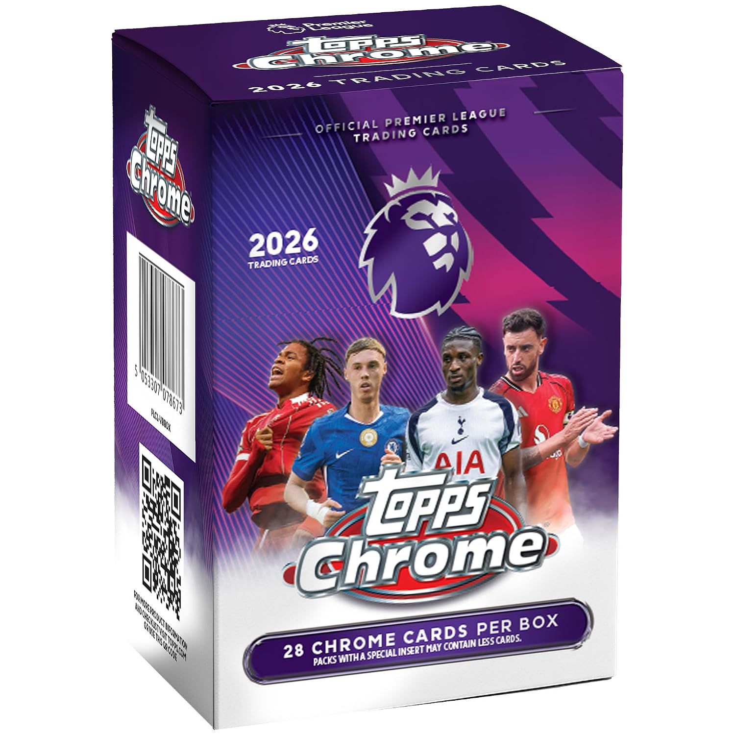 2026 Topps Chrome Premier League Futbols