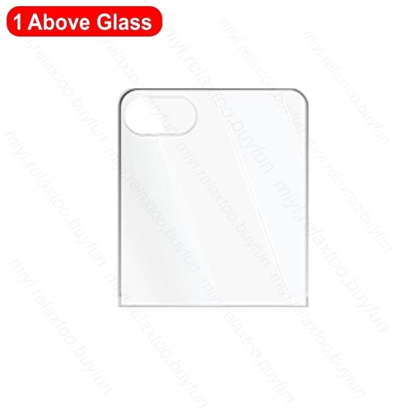 

6To1 9H Tempered Glass Outer Screen Protector Case for Samsung Galaxy Z Flip 7 Flip7 ZFlip7 5G Back Cover Protective Glass Flims Galaxy Z Flip7