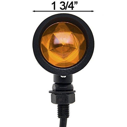 Szmsmy Uniwersalna DC 12V 2szt. Czarna Wytrzymała Motocyklowa Żarówka Kierunkowskazu Wskaźnik Migające Światło