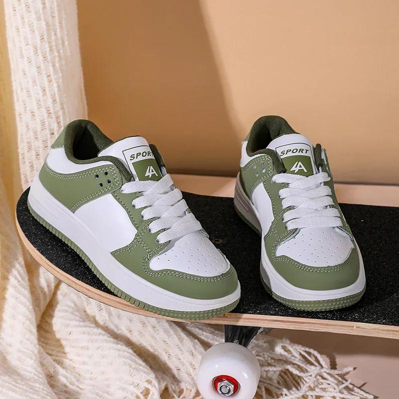 Children's size 28-39 classic sneakers white autumn leather boys breathable waterproof non-slip girls casual sports shoes