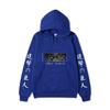 Anime Attack On Titan Levi Ackerman Hoodie, Double Sleeve Japanese Text Print Pullover Sweatshirt Long Sleeve Streetwear for Men Women