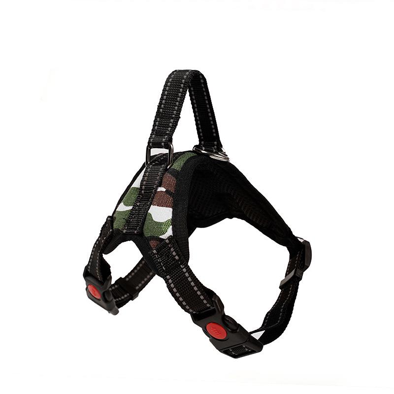 Popular Saddle-Style Chest Harness for Medium To Large Breeds: Teddy, Corgi, Golden Retriever, Samoyed.