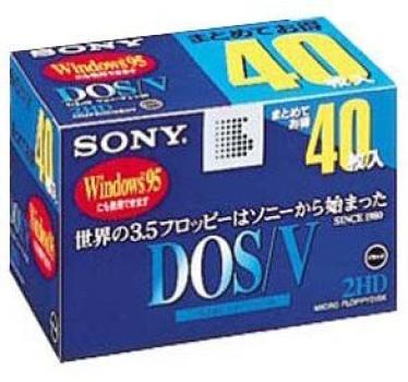 

SONY дюймовый 2HD дискета 40 штук 40MF2HDGEDV совместима с Windows 3.5 DOS/V