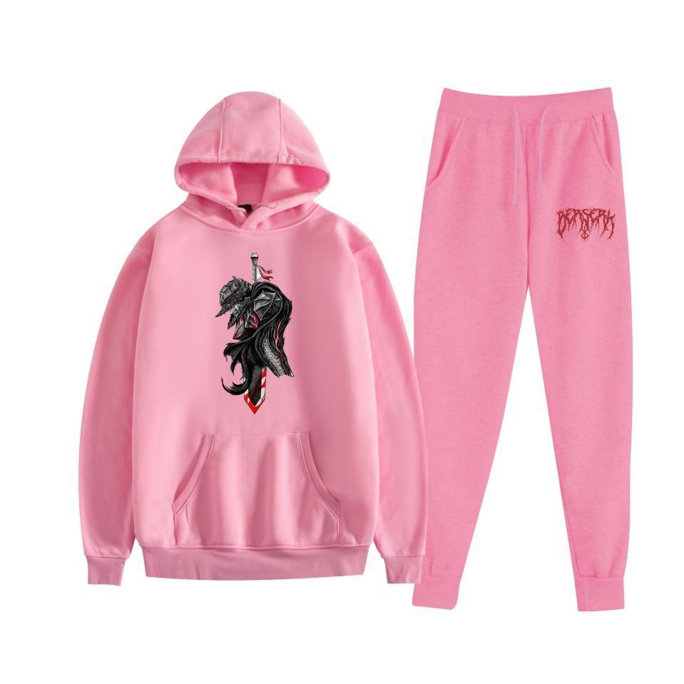 Sword wind legend Berserk new animation fleece loose men's and women's hooded sweater set hoodie