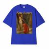 Sir Loin Lustiges Ritter Meme T-Shirt Herren Kleidung Mode High Street T-Shirts Unisex Sommer 100% Baumwolle Locker Freizeit T-Shirt Oberteile