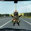 2pcs Christmas Tree Pendants Cute Cat Hanging Ornaments for Car Backpack Xmas Tree Decoration Party Supplies 2026 New Year Gifts