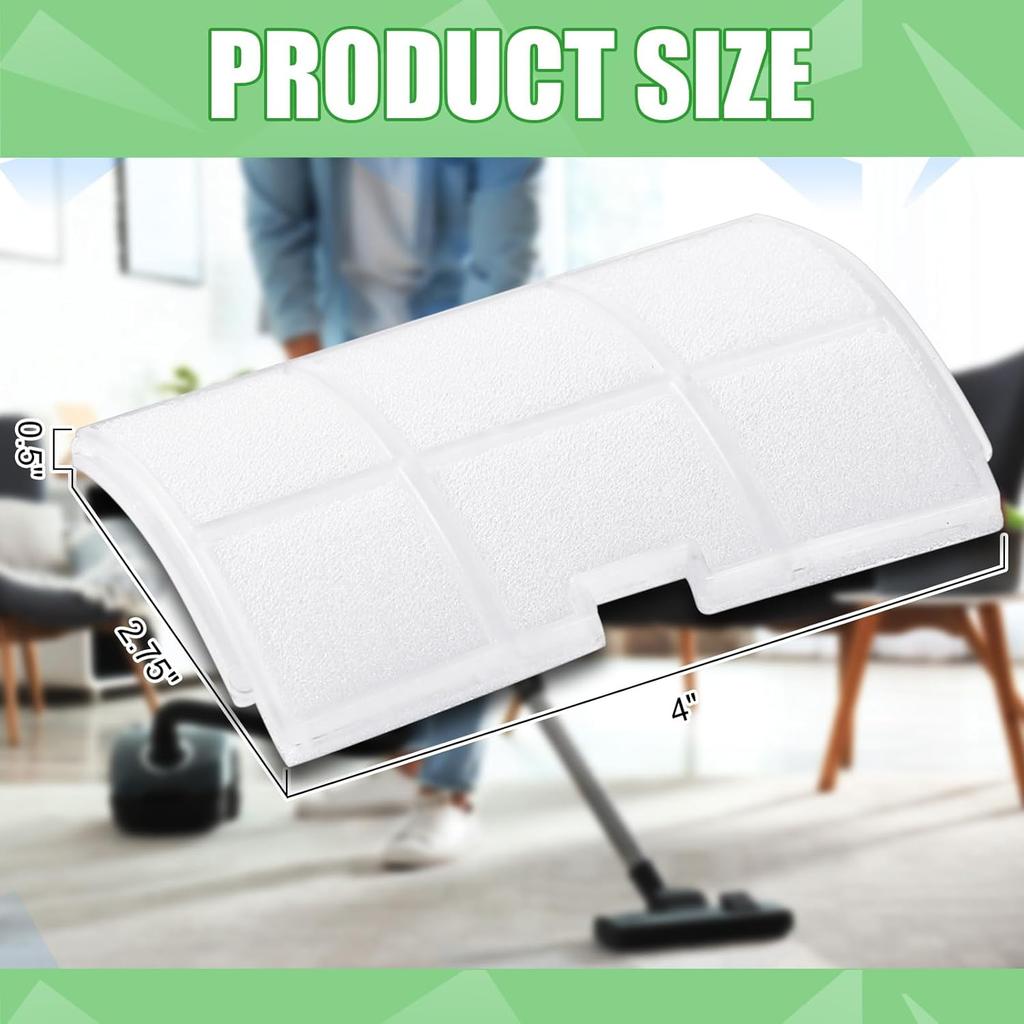 Tondiamo 5 Pack Vacuum Cleaner Exhaust Filter Compatible with Sebo 5143 Automatic X Series Vacuum Replacement Vacuum Cleaner Filters