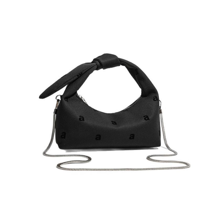 High-end Hand-held Lunch Box for Making Dumplings, Casual Lettered Hand-held Crossbody Bag