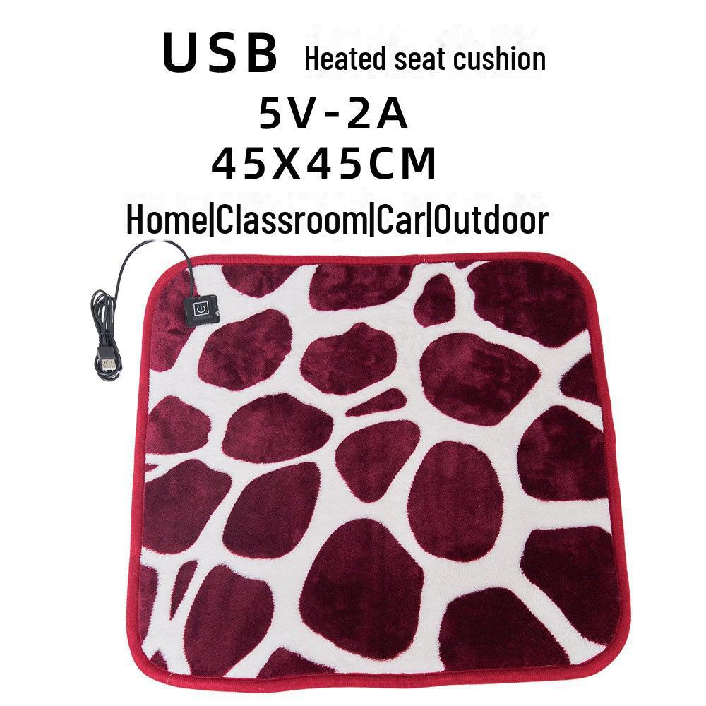 5V Low Voltage USB Carbon Fiber Heating Pad – Car, Pet, Office Chair Use