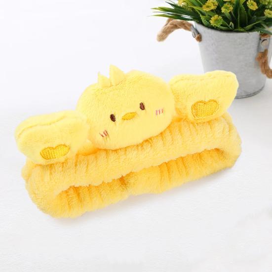 Lady Headband Cartoon Animals Thick High Elasticity Fluffy Sports Face Washing Sweat Absorption Bathing Lady Hair Band Hair Accessories