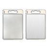 304 Stainless Steel Household Cutting Board for Vegetables, Fruits, and Defrosting.