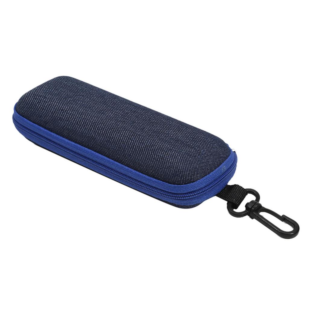 Fashion Denim Fabric Glasses Box Zipper Sunglasses Protection Container Eyeglasses Case Reading Glasses Organizer Carry Bag