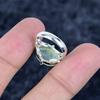 Prehnite Gemstone Handmade 925 Sterling Silver Jewelry Ring Size 6 MM-3431