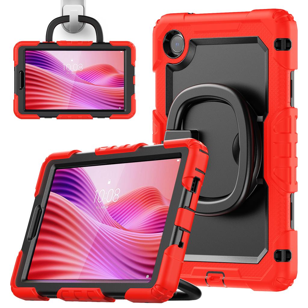 For Lenovo Tab K9 TB305FU Case Ring Kickstand PC+Silicone Shockproof Tablet Cover