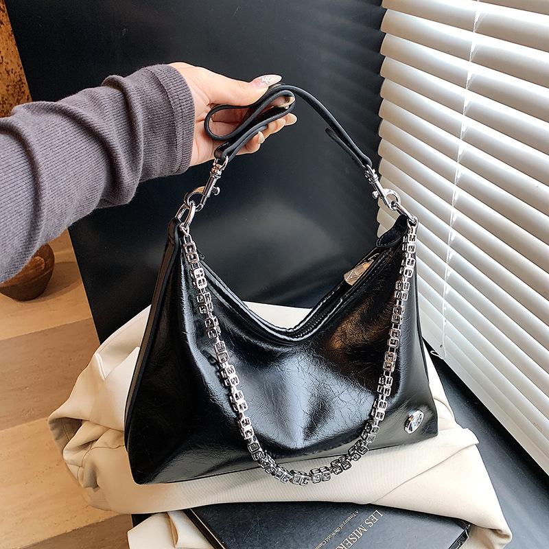 Premium Underarm Dumpling Bag Women's New Trendy Fashion Chain Shoulder Bag Casual Messenger Bag