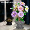 503Pcs Bonsai Hibiscus Tree Home Decor Creative Ornament Building Blocks Flower Set Educational Assembly Toy Birthday Gift