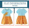 Summer 2026 New Arrival British Style Short Sleeve Girls' Dresses