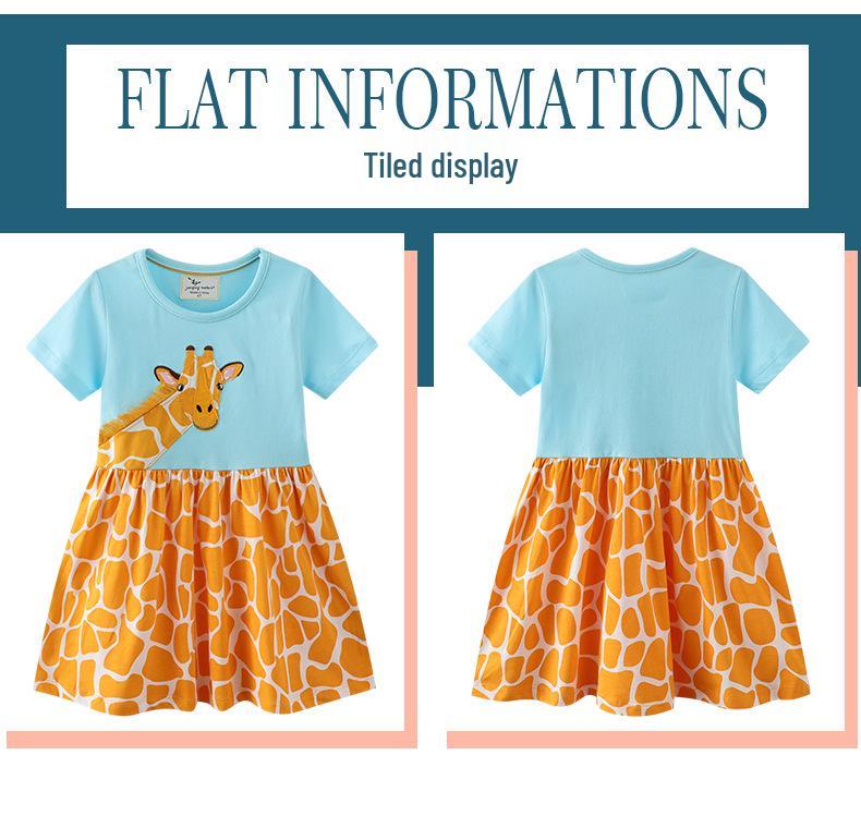 Summer 2026 New Arrival British Style Short Sleeve Girls' Dresses