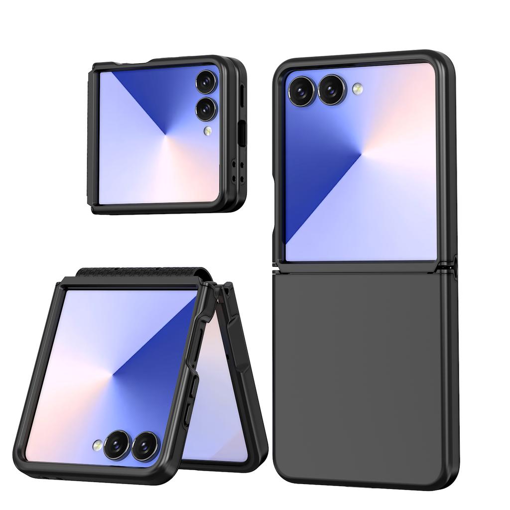 Cute Candy Color PC Shockproof Case for Samsung Galaxy Z Flip 7 TPU Connector Skin-Fell Cover for Samsung Z Flip 6 5 7 FE Flip7