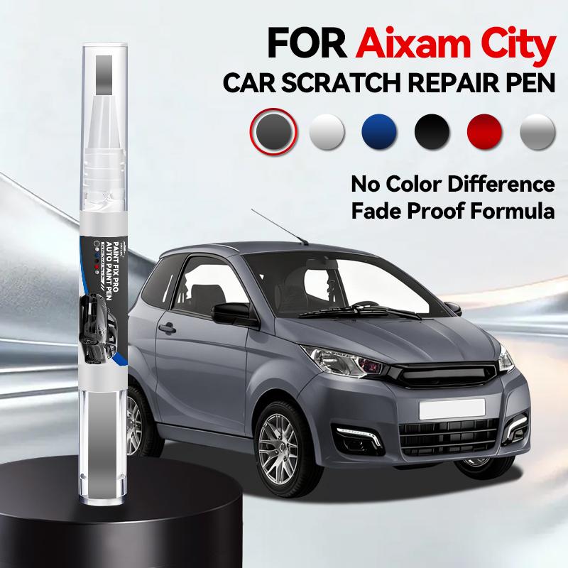 

Purpose Vehicle For 2007-2025 AIXAM City Paint Repair Pen Touch Up Scratch Remover DIY Auto Accessories Black Pure White Silver
