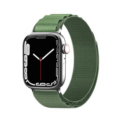 Alpine Steel Buckle Strap for Apple Watch 38 40 41mm Green