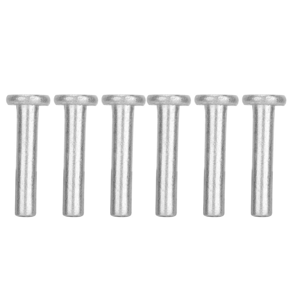 100pcs Industrial Use Flat Head Rivets Boat Repair Aluminum Rivets Solid Rivets For Fire Fighting