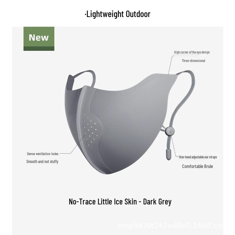 2025 Women's Anti-UV Ice Silk Cycling Mask: Lightweight, Breathable Sun Protection