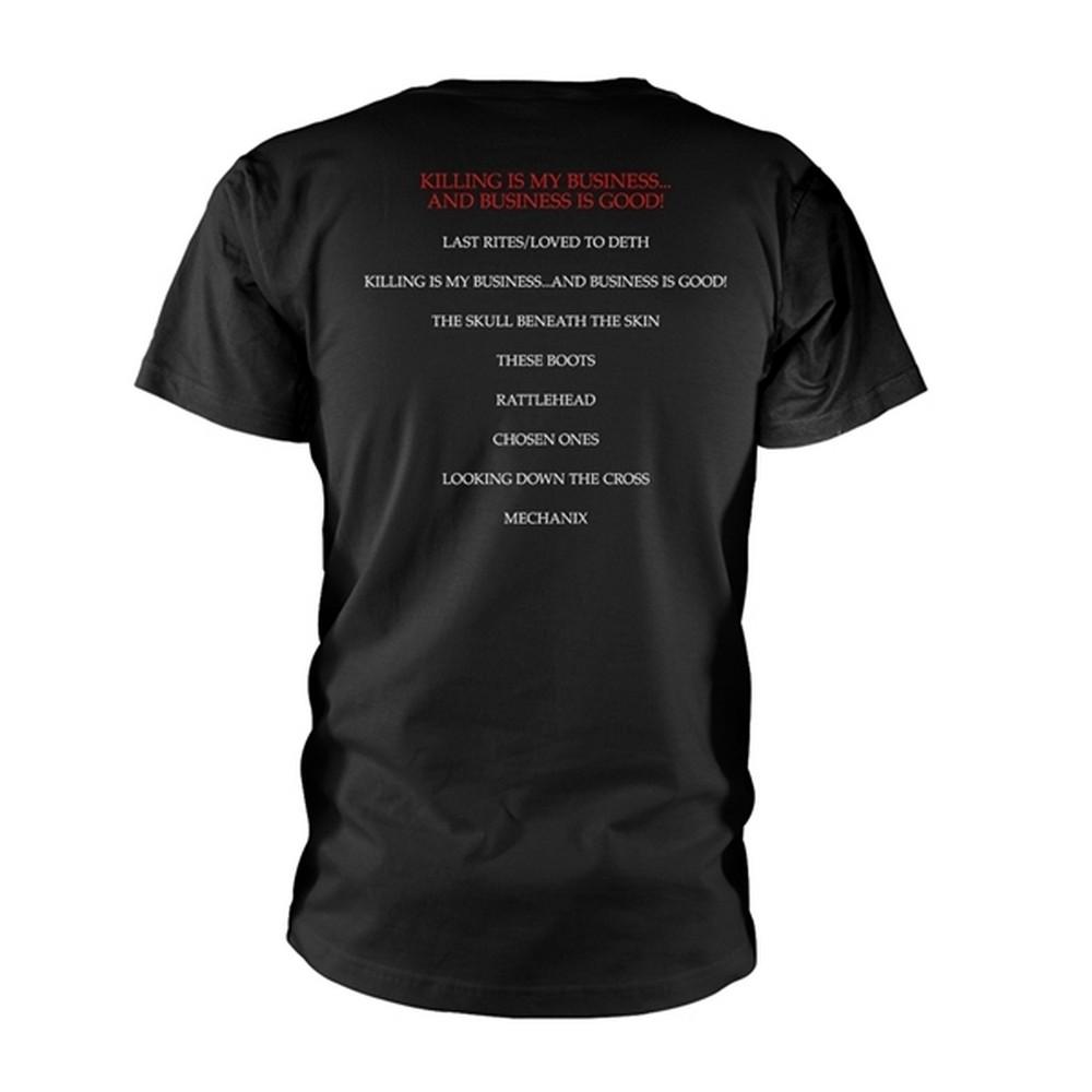 Megadeth Unisex-Erwachsene Killing Is My Business T-Shirt mit Rückenaufdruck
