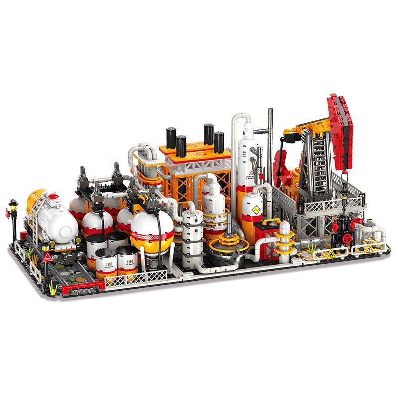MOC Kraftstofftank Baustein Set Weinfässer Warencontainer Gabelstapler Steine Spielzeug Jungen Geschenk