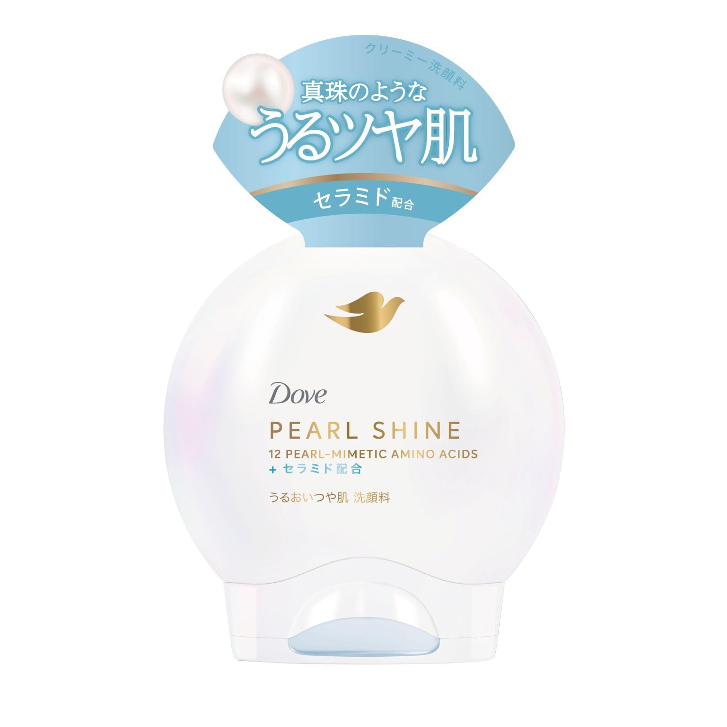 Dove Pearl Shine Face Care Moisturizing Radiance Facial Cleanser 140g - Hydrating Brightening Face Wash