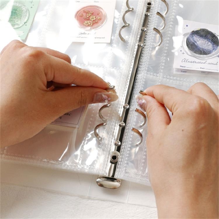 Loose Leaf Coin Storage Clear Lacquer Coin Collection Album for Collector
