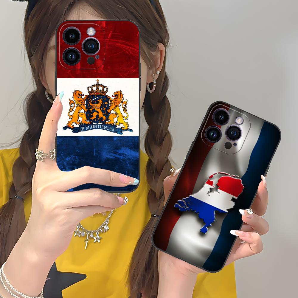 Netherland Dutch Flag Printed Phone Case for iPhone 17 16 15 14 13 12 11 X XR XS 8 7 Air Pro Max Plus Mini Soft TPU Shockproof