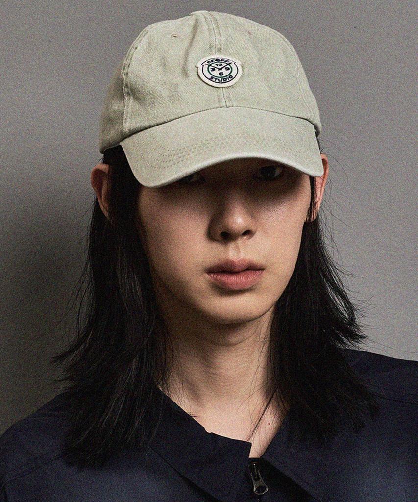 FFEFF STUDIO Pig Washed Wappen Ball Cap (Mint)