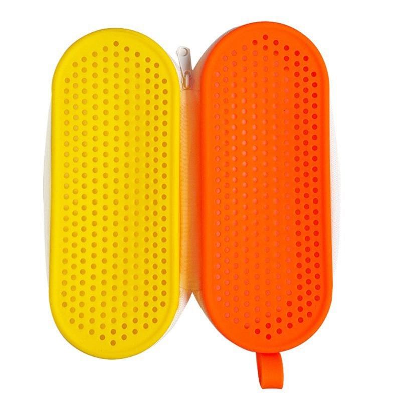 Silicone Swim Goggles Case With Ventilation Hole Sunglasses Bag For Diving Surfing And Beach Vacation Storage