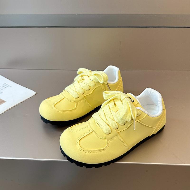 

Belle explosive shoes women s 2024 summer versatile ugly cute big head shoes ins tide platform casual retro board shoes 40 жовтий