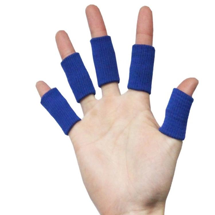 10Pcs Finger Guards Unisex Stretch Professional Outdoor Basketball Volleyball Badminton Fitness Sports Finger Joint Guards