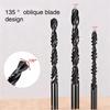 7PCS HSS Twist Drill Bits Set Drill Bit 3-10mm Serrated Grooving Spiral Jagged Saw Drill Bit Composite Drill Bits