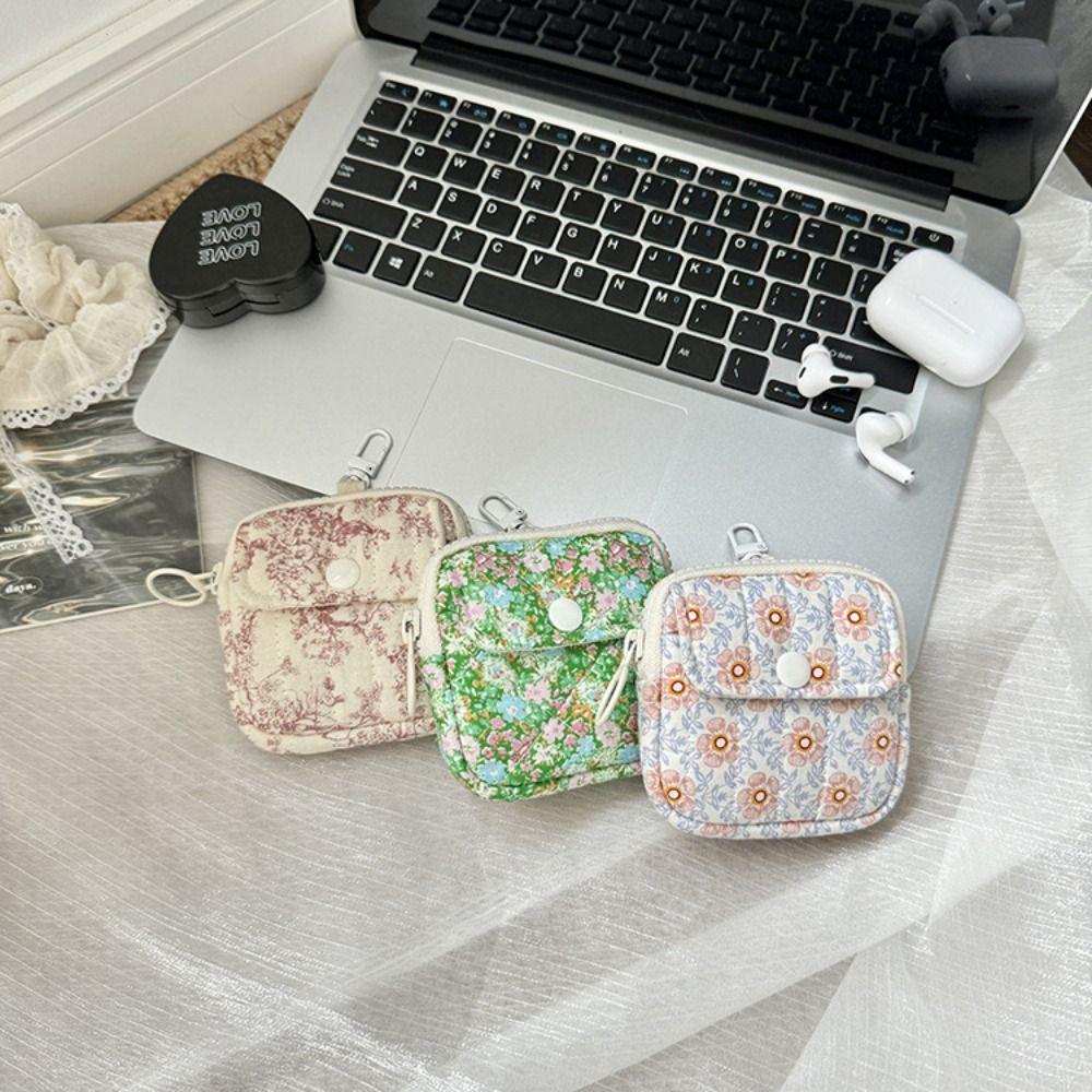 Pendant Small Makeup Lipstick Bag Large Capacity Mini Canvas Storage Bag  Travel