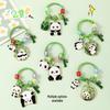 Chinese Style Panda Keychain Pendant - Cartoon Design, Creative Bag Ornament, Small Gift