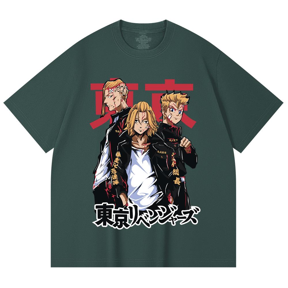 230 Gsm 100% Cotton Tokyo Revengers V1 Print Unisex Heavy Cotton T Shirt