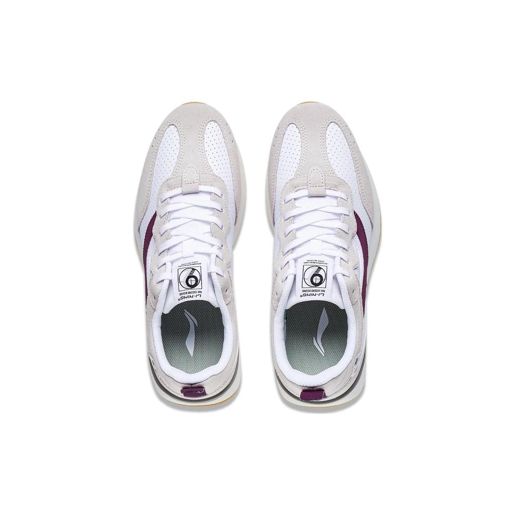 Li Ning Fangyuan Classic Synthetic Leather Slip Resistant Abrasion Resistant Low top Sports Casual Shoes Men's AGCT047-4