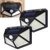 100/468 LED Porch Light Outdoor Waterproof Lamp 3 Mode PIR Solar Wall Light Auto Adjust Brightness Motion Sensor for Garden