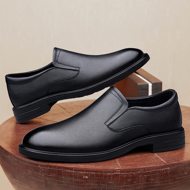 Fashion Leisure Walk Men Casual Shoes Genuine Leather Male Loafers Hot Sale Driving Shoes New Arrival Slip on Flats Comfy Business Shoes