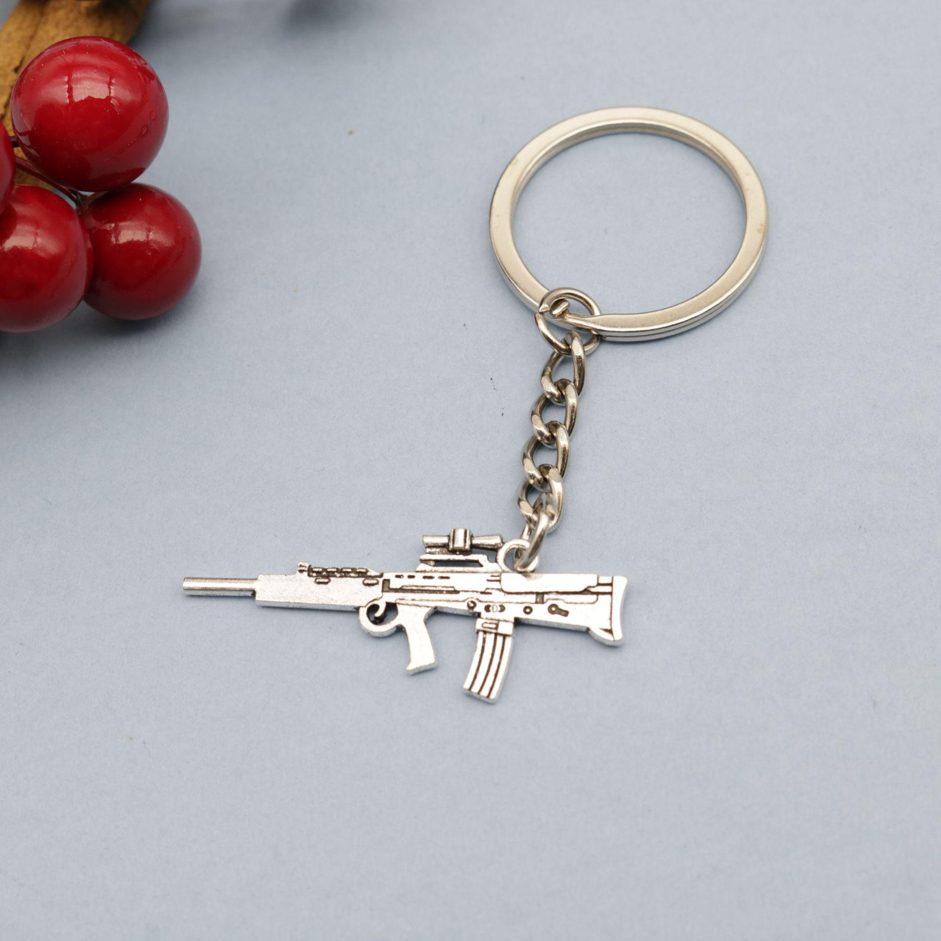 Xiyin Simple Gun Pendant Keychain
