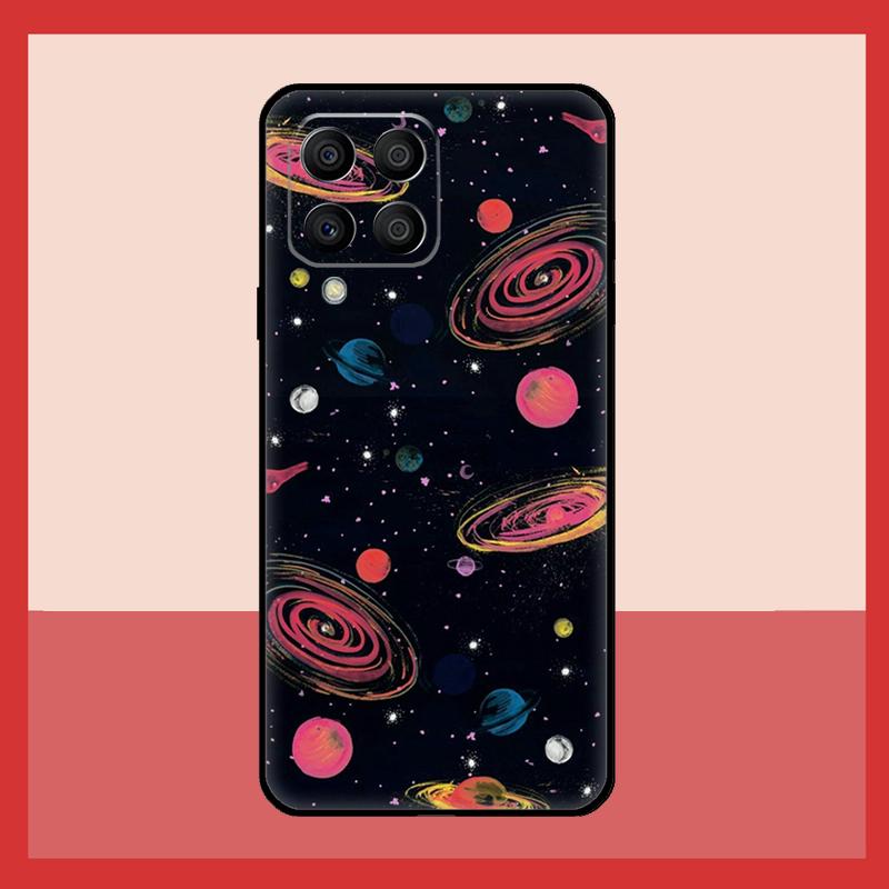 Outer Space Planet Stars Moon Case For Samsung Galaxy M11 M31 M14 M34 M54 M12 M32 M52 M15 M13 M06 M16 M36 M56 M53 M35 M55
