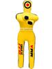 Unpadded Grappling Dummy Wrestling Dummy Jiu Jitsu Dummy BJJ MMA Judo Karate Training Adults Kids Youth Practice Tackling Dummy (Yellow, 5ft/60in)