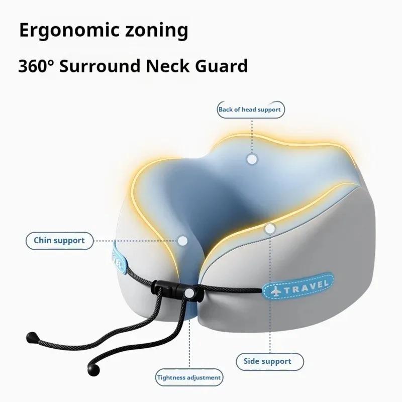 Memory Foam Neck Pillow Travel Pillow Portable U Shape Pillow for Airplane Or Home Comfort Support