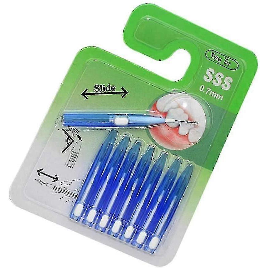 Interdental Tootpicks Retractable Tooth Flossing Cleaners Dental Floss Brush
