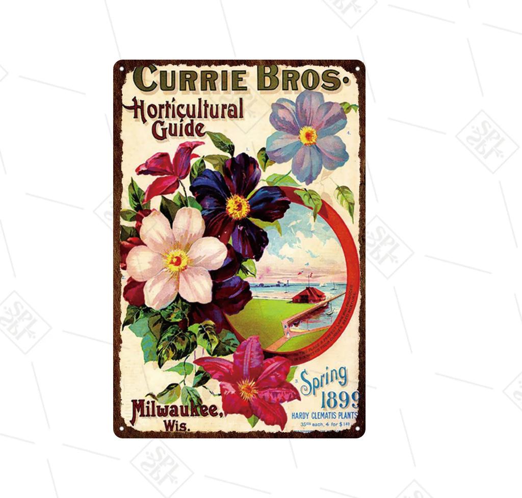 Animal Metal Sign Vintage Forest Park Doorplate Cat Bird Metal Tin Plate Fishing Plaque Bar Wall Sticker Farm Home Decoration